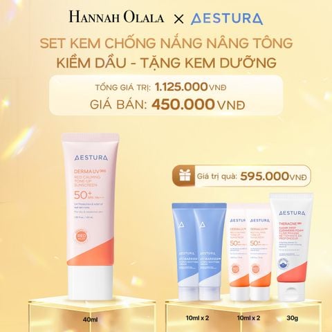  DEAL 5: SET KEM CHỐNG NẮNG NÂNG TÔNG KIỀM DẦU 