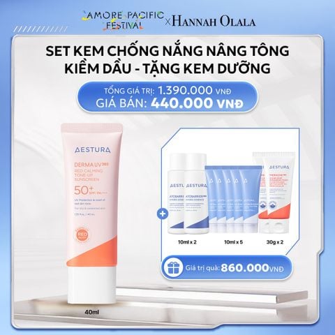  DEAL 5: SET KEM CHỐNG NẮNG NÂNG TÔNG KIỀM DẦU 