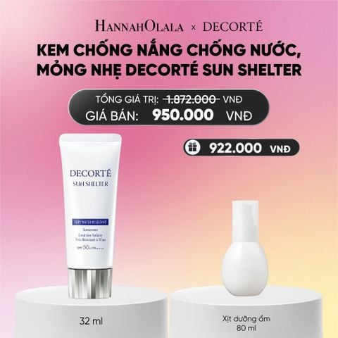  DEAL 5: KEM CHỐNG NẮNG BẢO VỆ DA DECORTÉ_KHÔNG NÂNG TÔNG_A1808 