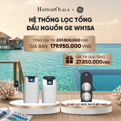  HỆ THỐNG LỌC TỔNG ĐẦU NGUỒN GE WH15A - DEAL 5 