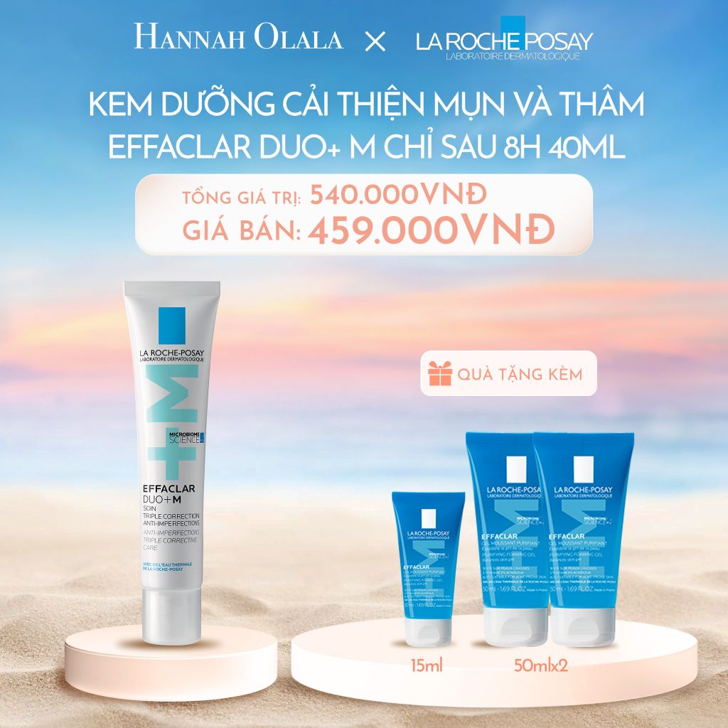  C154_DEAL 5: KEM DƯỠNG HỖ TRỢ CẢI THIỆN TÌNH TRẠNG MỤN VÀ VẾT THÂM EFFACLAR DUO+ M CHỈ SAU 8H 40ML 