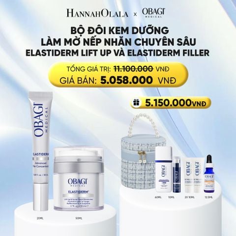  BỘ ĐÔI KEM DƯỠNG LÀM MỜ NẾP NHĂN CHUYÊN SÂU OBAGI ELASTIDERM LIFT UP & SCULPT 50ML VÀ ELASTIDERM ADVANCED FILLER CONCENTRATE 20ML - DEAL 05 