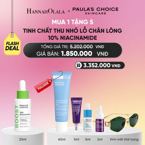  TINH CHẤT THU NHỎ LỖ CHÂN LÔNG VÀ LÀM SÁNG DA 10% NIACINAMIDE 20ML - DEAL 5_ A774 