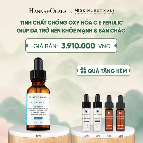  DƯỠNG CHẤT HỖ TRỢ NGĂN NGỪA LOÃ HOÁ & NẾP NHĂN, GIÚP LÀN DA KHOẺ MẠNH VÀ SĂN CHẮC SKIN CEUTICALS CE FERULIC 30ML - A1159 