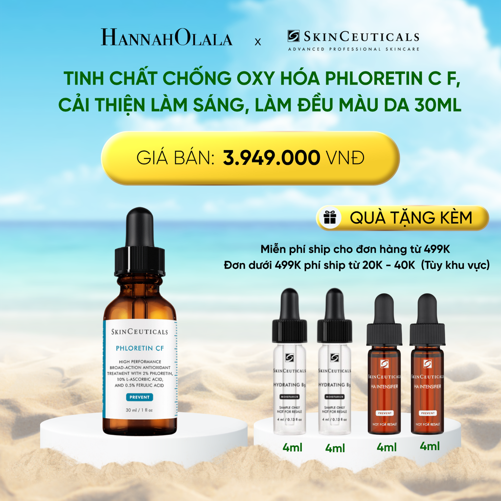  DEAL 5: TINH CHẤT CHỐNG OXY HÓA PHLORETIN C F GIÚP BẢO VỆ LÀN DA, CẢI THIỆN LÀM SÁNG, LÀM ĐỀU MÀU DA 30ML 