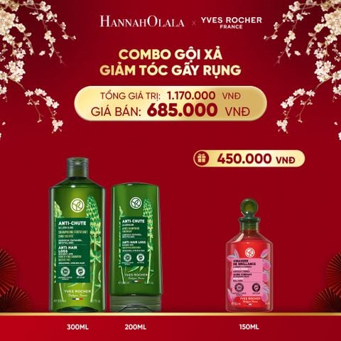  DEAL 6: COMBO GỘI XẢ GIẢM TÓC GÃY RỤNG TẶNG GIẤM XẢ TÓC BÓNG MƯỢT 