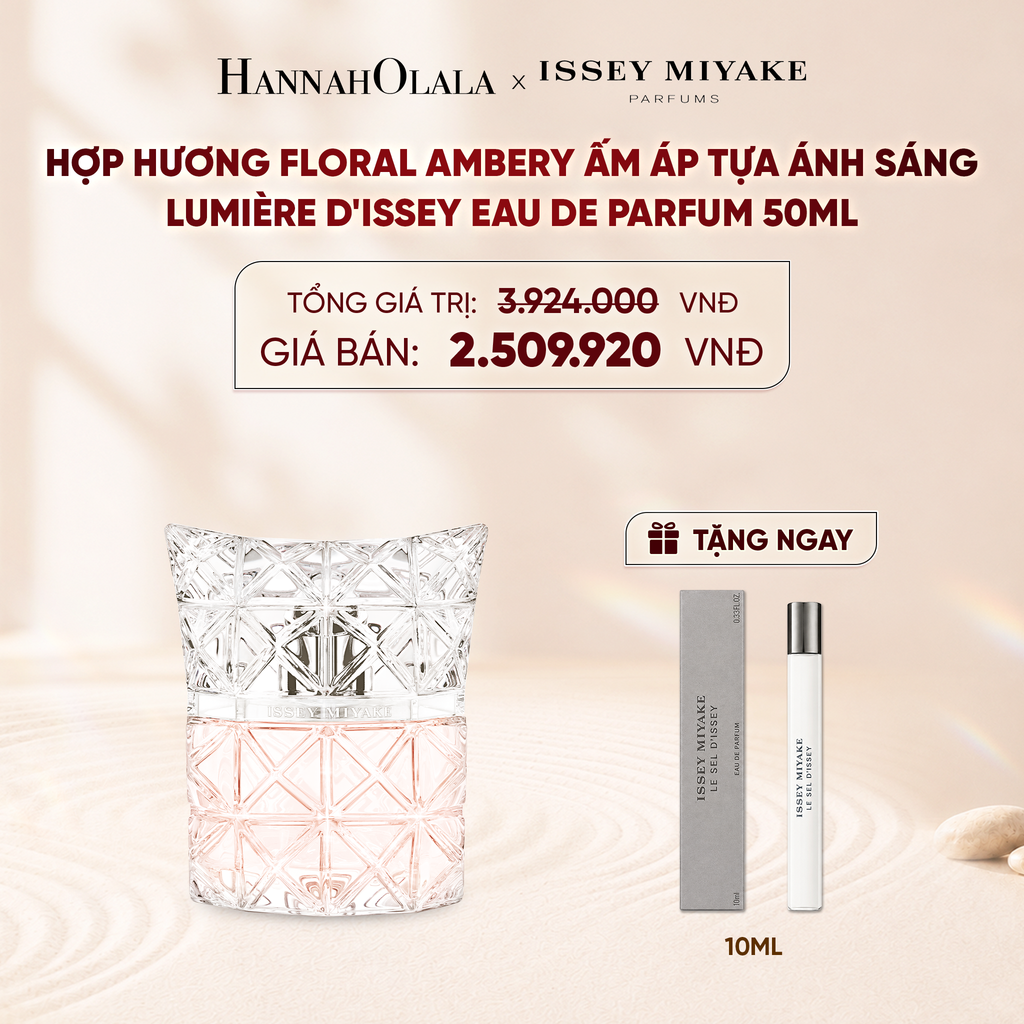 NƯỚC HOA NỮ ISSEY MIYAKE LUMIÈRE D'ISSEY EAU DE PARFUM 50ML - DEAL 5 
