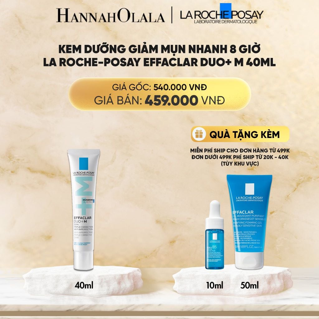  DEAL 5: KEM DƯỠNG HỖ TRỢ CẢI THIỆN TÌNH TRẠNG MỤN VÀ VẾT THÂM EFFACLAR DUO+ M CHỈ SAU 8H 40ML 