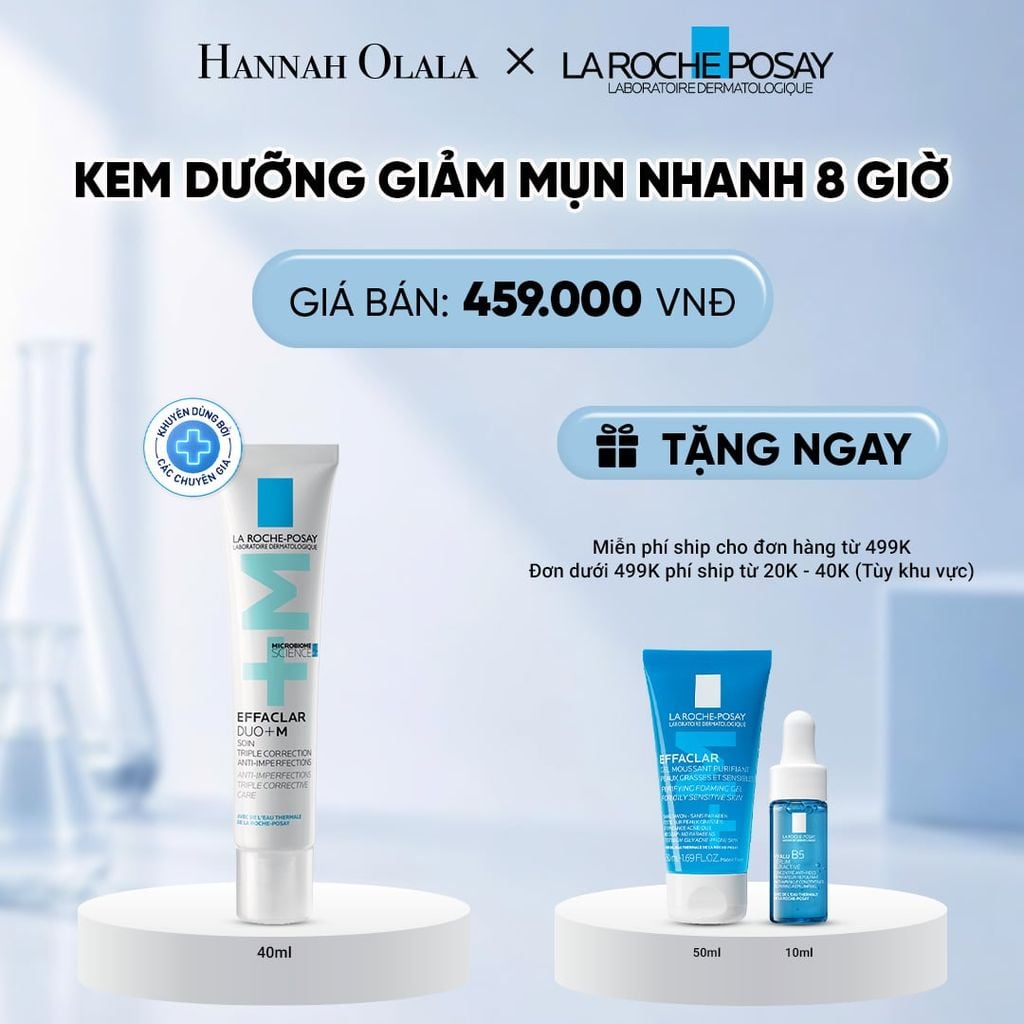  KEM DƯỠNG HỖ TRỢ CẢI THIỆN TÌNH TRẠNG MỤN VÀ VẾT THÂM EFFACLAR DUO+ M CHỈ SAU 8H 40ML DEAL 5: 