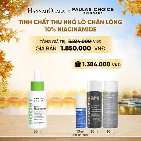  TINH CHẤT GIÚP THU NHỎ LỖ CHÂN LÔNG VÀ LÀM SÁNG DA 10% NIACINAMIDE 20ML - DEAL 5 - E27 