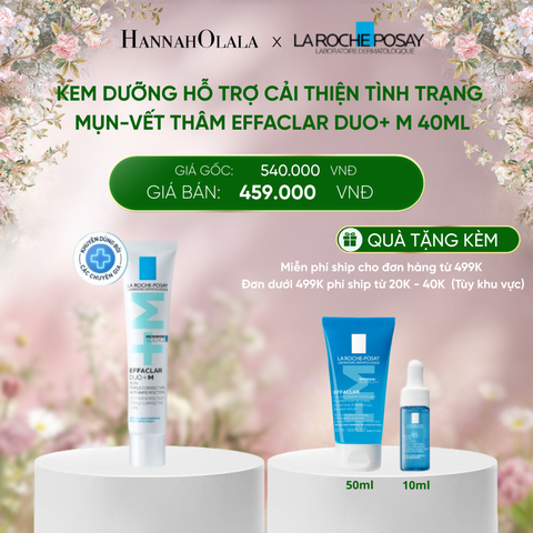  DEAL 5: KEM DƯỠNG HỖ TRỢ CẢI THIỆN TÌNH TRẠNG MỤN VÀ VẾT THÂM EFFACLAR DUO+ M CHỈ SAU 8H 40ML 