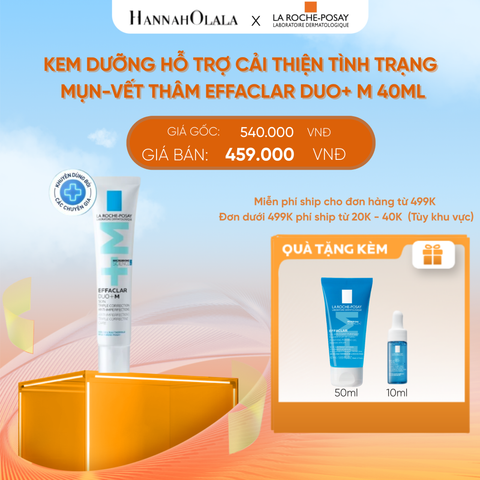  DEAL 5: KEM DƯỠNG HỖ TRỢ CẢI THIỆN TÌNH TRẠNG MỤN VÀ VẾT THÂM EFFACLAR DUO+ M CHỈ SAU 8H 40ML 