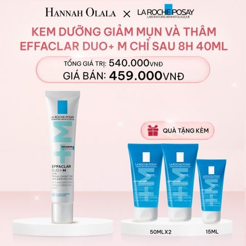  E990_DEAL 5: KEM DƯỠNG HỖ TRỢ CẢI THIỆN TÌNH TRẠNG MỤN VÀ VẾT THÂM EFFACLAR DUO+ M CHỈ SAU 8H 40ML 