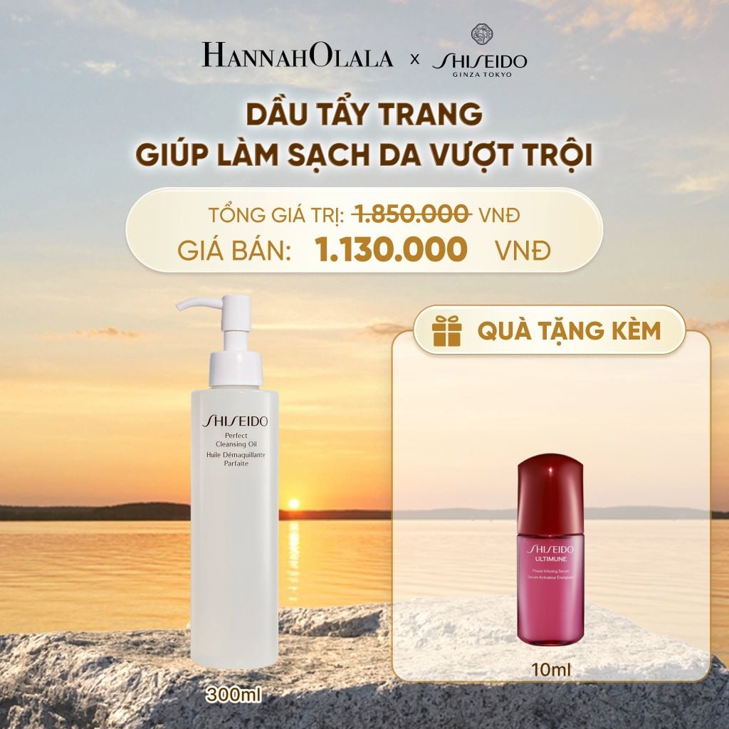  DẦU TẨY TRANG SHISEIDO PERFECT CLEANSING OIL 300ML - DEAL 05 - B514 