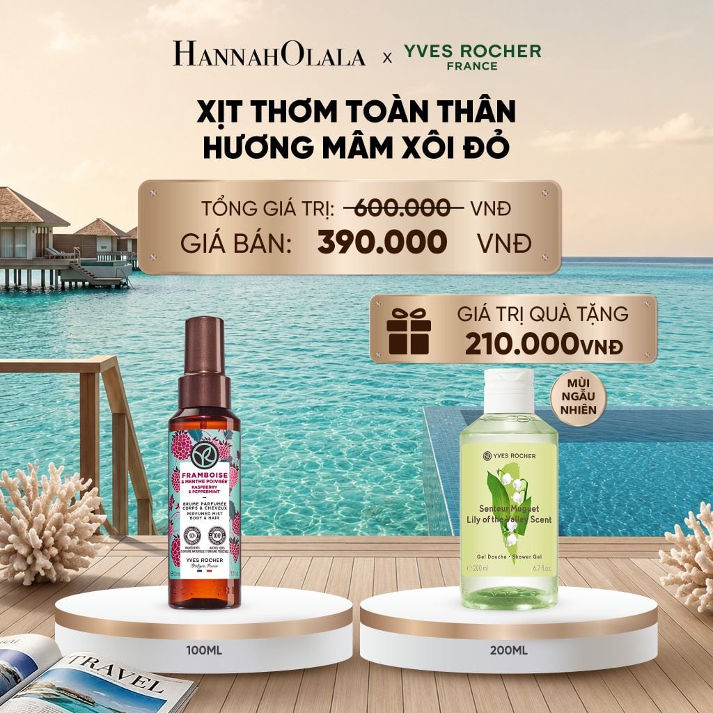 XỊT THƠM TOÀN THÂN HƯƠNG MÂM XÔI ĐỎ TẶNG SỮA TẮM NƯỚC HOA MÙI NGẪU NHIÊN_ D996 