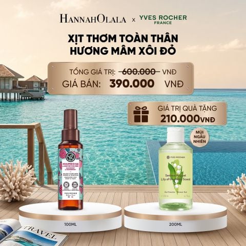  XỊT THƠM TOÀN THÂN HƯƠNG MÂM XÔI ĐỎ TẶNG SỮA TẮM NƯỚC HOA MÙI NGẪU NHIÊN_ D996 
