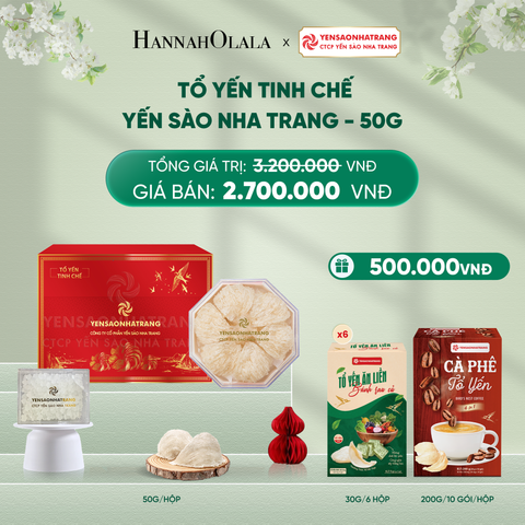  DEAL 5: TỔ YẾN TINH CHẾ YẾN SÀO NHA TRANG - 50G 