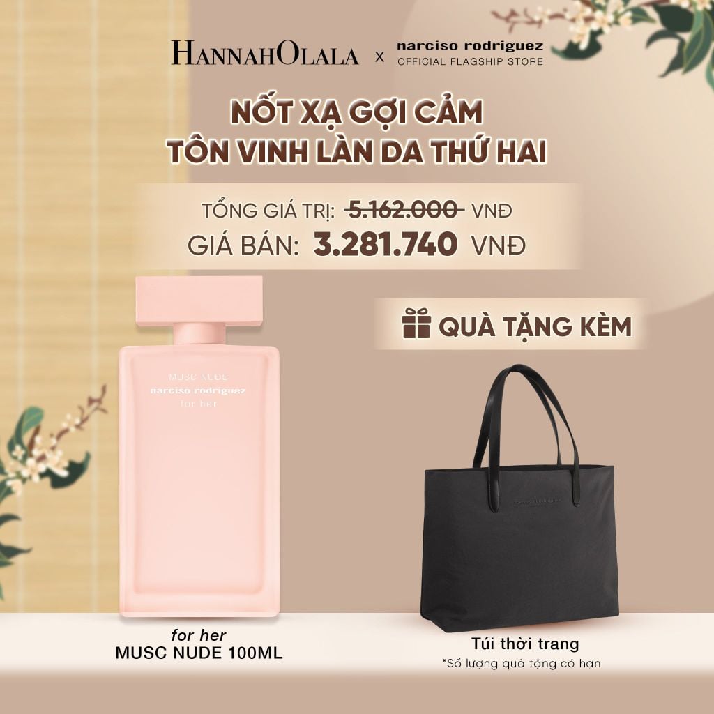  NƯỚC HOA NỮ NARCISO RODRIGUEZ MUSC NUDE EDP 100ML - DEAL 05 - A466 