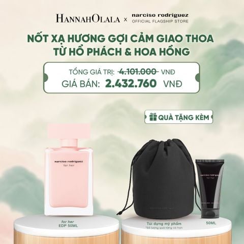  NƯỚC HOA NỮ NARCISO RODRIGUEZ FOR HER EAU DE PARFUM 50ML - DEAL 5 - A1264 