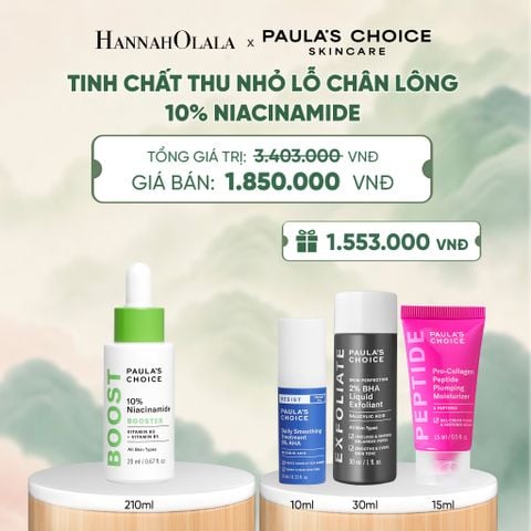  TINH CHẤT THU NHỎ LỖ CHÂN LÔNG VÀ LÀM SÁNG DA 10% NIACINAMIDE 20ML - DEAL 5 - A1597 