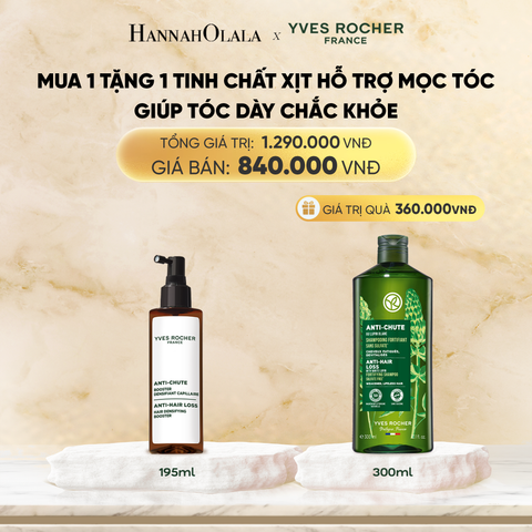 DEAL 5: MUA 1 TẶNG 1 TINH CHẤT XỊT HỖ TRỢ MỌC TÓC GIÚP TÓC DÀY CHẮC KHỎE TẶNG DẦU GỘI GIẢM TÓC GÃY RỤNG 