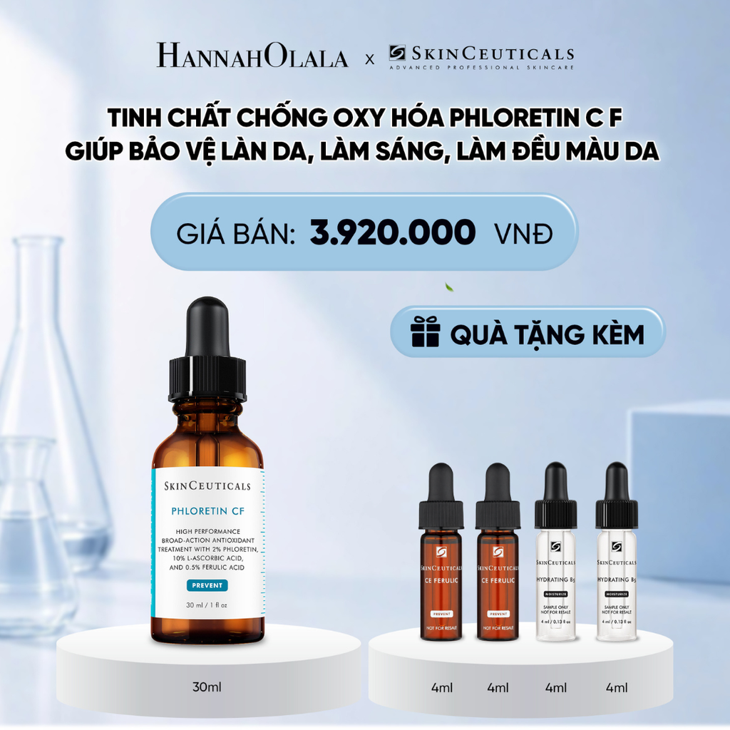 TINH CHẤT CHỐNG OXY HÓA PHLORETIN C F GIÚP BẢO VỆ LÀN DA, CẢI THIỆN LÀM SÁNG, LÀM ĐỀU MÀU DA 30ML DEAL 5 - D58 