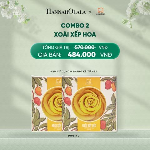  DEAL 6: COMBO 2 XOÀI XẾP HOA 500G 
