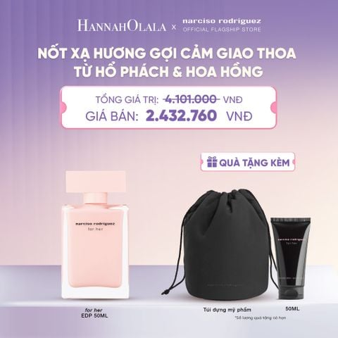  NƯỚC HOA NỮ NARCISO RODRIGUEZ FOR HER EAU DE PARFUM 50ML - DEAL 5 - A1264 