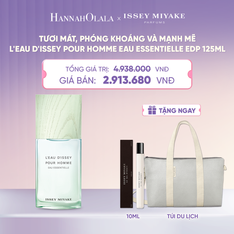  NƯỚC HOA NAM ISSEY MIYAKE L'EAU D'ISSEY POUR HOMME EAU ESSENTIELLE EAU DE PARFUM 125ML - DEAL 5 - A1250 