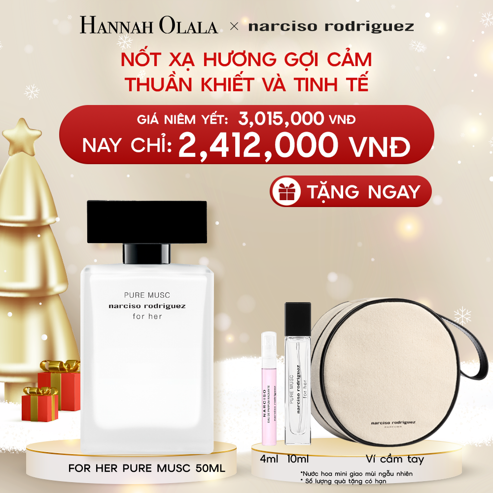  A240_DEAL 5: Nước Hoa nữ Narciso Rodriguez Pure Musc For Her Eau De Parfum 50ml 