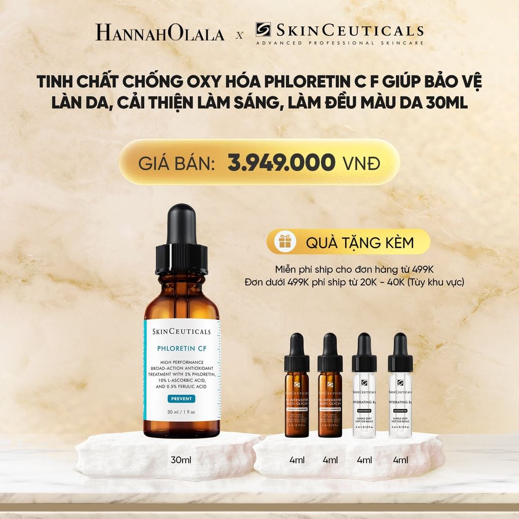  DEAL 5 TINH CHẤT CHỐNG OXY HÓA PHLORETIN C F GIÚP BẢO VỆ LÀN DA, CẢI THIỆN LÀM SÁNG, LÀM ĐỀU MÀU DA 30ML 