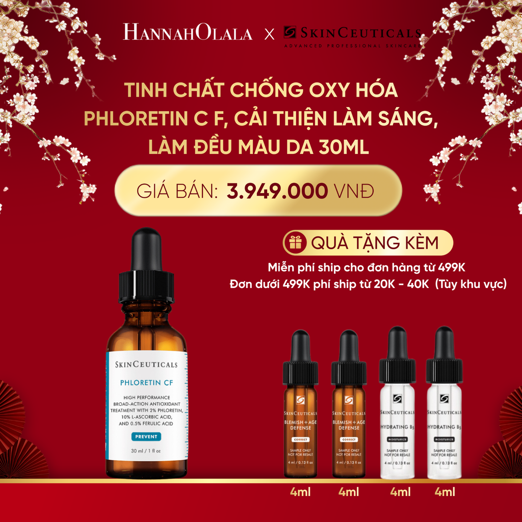  DEAL 5 TINH CHẤT CHỐNG OXY HÓA PHLORETIN C F GIÚP BẢO VỆ LÀN DA, CẢI THIỆN LÀM SÁNG, LÀM ĐỀU MÀU DA 30ML 