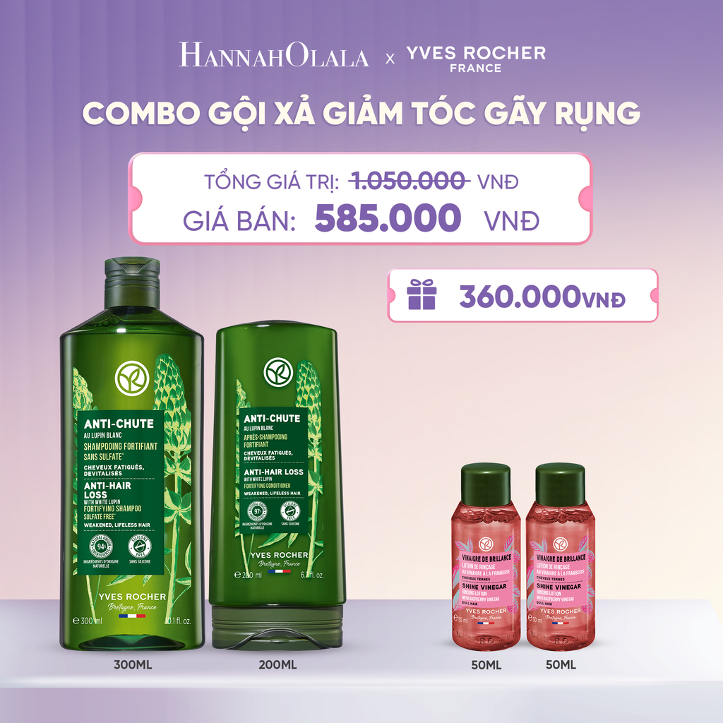 COMBO GỘI XẢ GIẢM TÓC GÃY RỤNG  - L063 