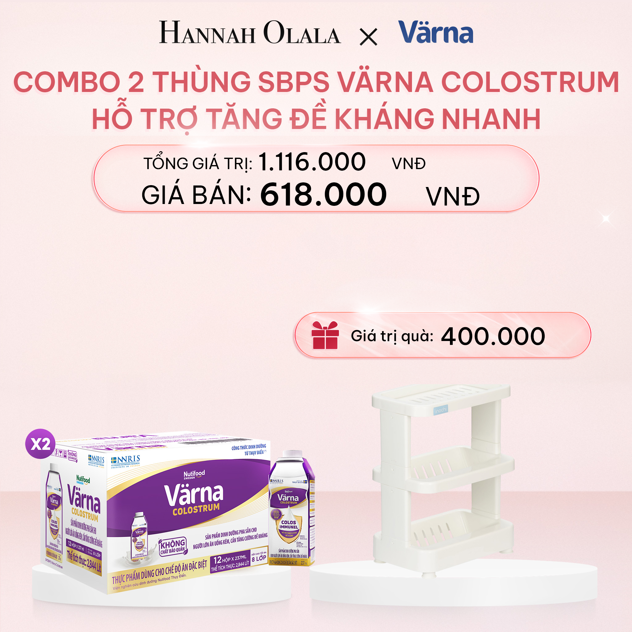  E395_DEAL 5: COMBO 2 THÙNG SỮA BỘT PHA SẴN VARNA COLOSTRUM HỘP GIẤY (24 HỘP X 237ML) 