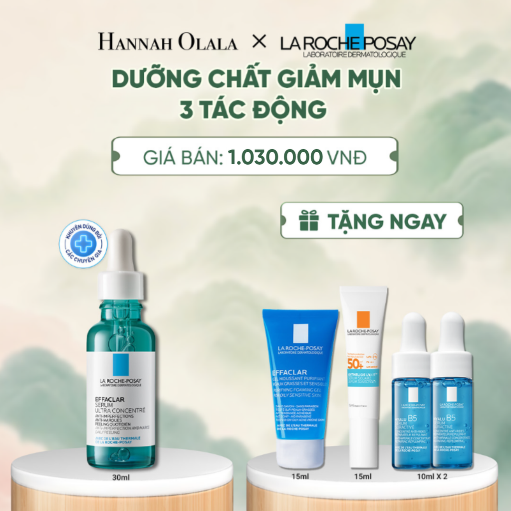  DƯỠNG CHẤT GIẢM MỤN 3 TÁC ĐỘNG LA ROCHE-POSAY EFFACLAR SERUM 30ML - A1137 