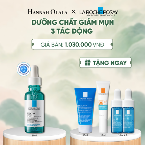  DƯỠNG CHẤT GIẢM MỤN 3 TÁC ĐỘNG LA ROCHE-POSAY EFFACLAR SERUM 30ML - A1137 