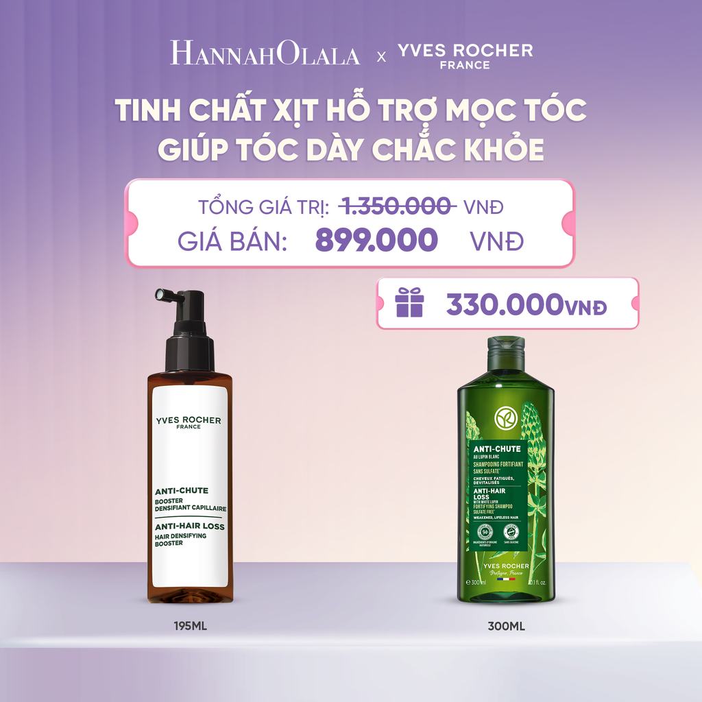  TINH CHẤT XỊT HỖ TRỢ MỌC TÓC GIÚP TÓC DÀY CHẮC KHỎE TẶNG DẦU GỘI GIẢM TÓC GÃY RỤNG - H059 