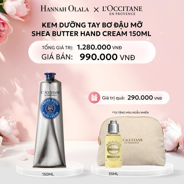  E459: DEAL 5: KEM DƯỠNG DA TAY BƠ ĐẬU MỠ LOCCITANE 150ML 
