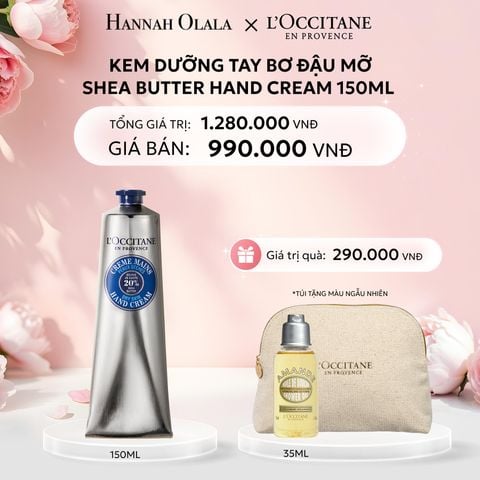  E459: DEAL 5: KEM DƯỠNG DA TAY BƠ ĐẬU MỠ LOCCITANE 150ML 