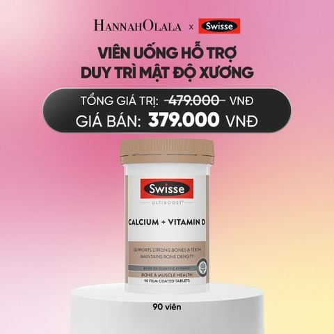  VIÊN UỐNG HỖ TRỢ DUY TRÌ MẬT ĐỘ XƯƠNG SWISSE ULTIBOOST CALCIUM + VITAMIN D (90 VIÊN)_A404 