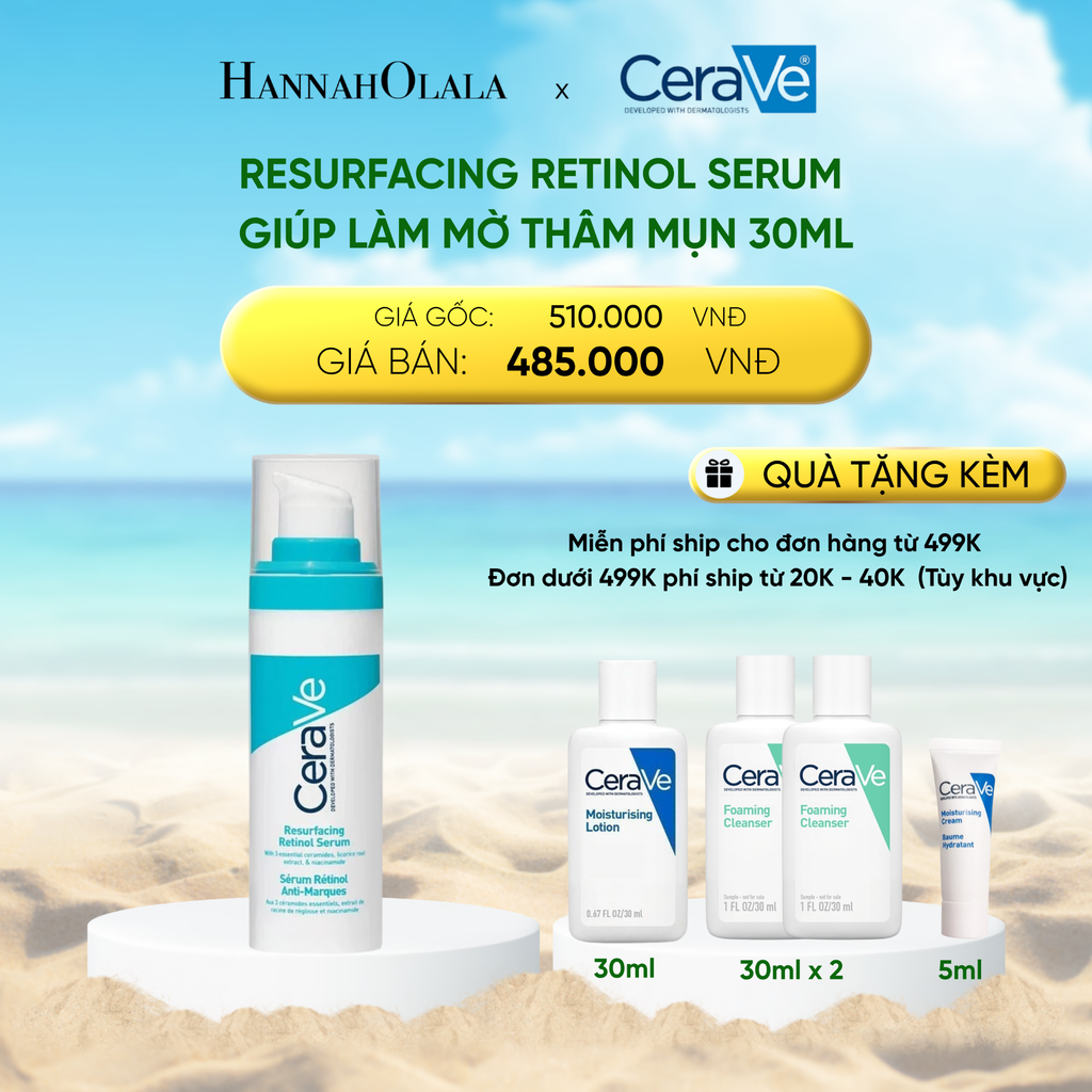  DEAL 4: SERUM RETINOL GIÚP LÀM MỜ THÂM MỤN CERAVE 