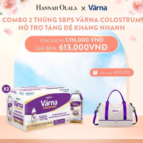  A899_DEAL 5: COMBO 2 THÙNG SỮA BỘT PHA SẴN VARNA COLOSTRUM HỘP GIẤY (24 HỘP X 237ML) 