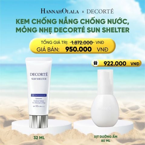  DEAL 5: KEM CHỐNG NẮNG BẢO VỆ DA DECORTÉ_KHÔNG NÂNG TÔNG 