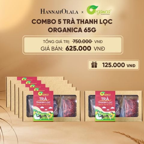  COMBO 5X TRÀ THANH LỌC ORGANICA 65GR - DEAL 5 - E115 
