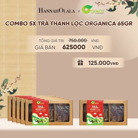  COMBO 5X TRÀ THANH LỌC ORGANICA 65GR - A1492 