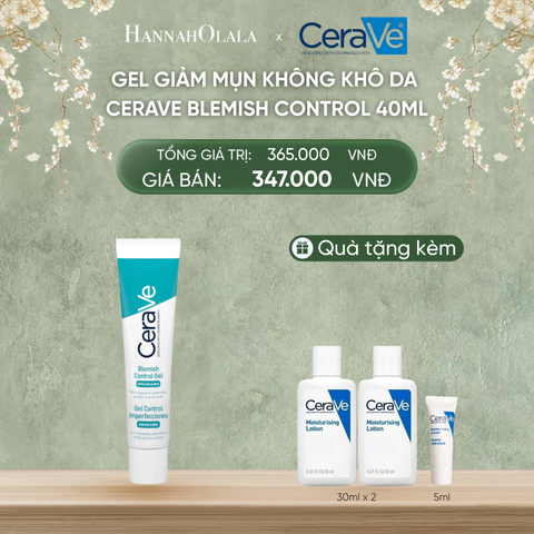  DEAL 5 GEL GIẢM MỤN KHÔNG KHÔ DA CERAVE BLEMISH CONTROL GEL 40ML 