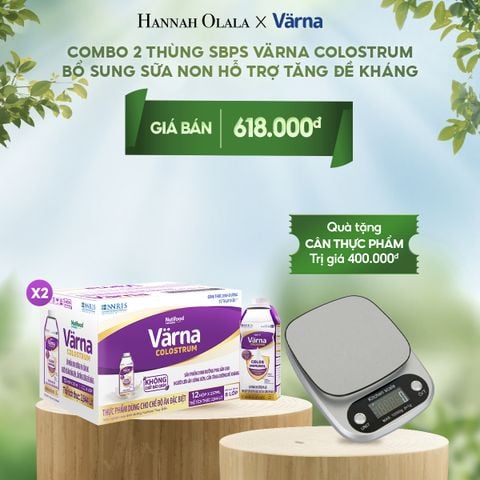  E58_DEAL 5: COMBO 2 THÙNG SỮA BỘT PHA SẴN VARNA COLOSTRUM HỘP GIẤY (24 HỘP X 237ML) 