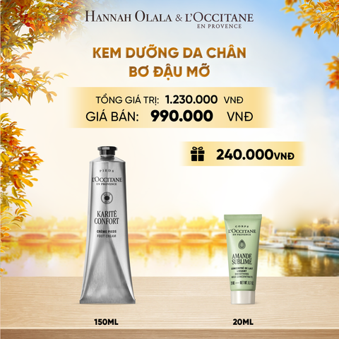  KEM DƯỠNG DA CHÂN BƠ ĐẬU MỠ LOCCITANE 150ML - E1215 