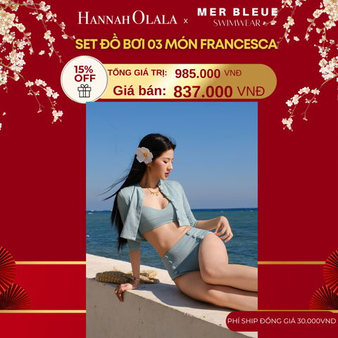  DEAL 6: SET ĐỒ BƠI 3 MÓN FRANCESCA 