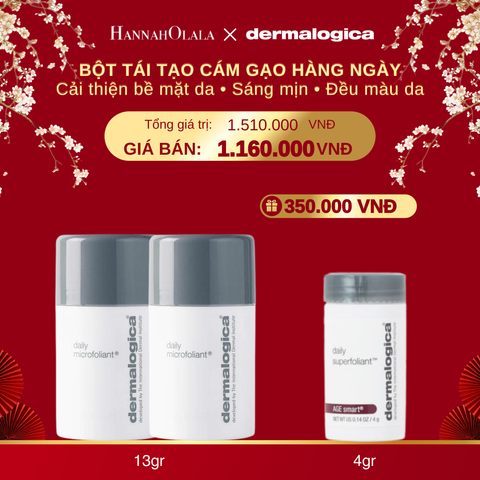  A654_DEAL 5: COMBO 2 TẨY DA CHẾT SÁNG MỊN – RẠNG RỠ DAILY MICROFOLIANT 13GR 